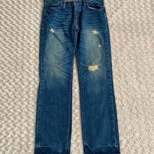 Abercrombie & Fitch Dark Blue Straight Jeans